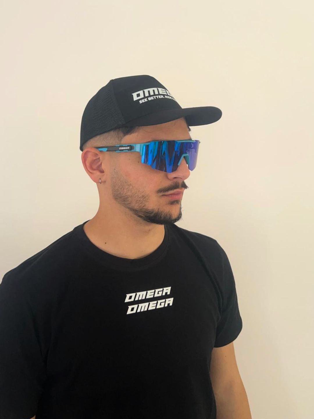 Occhiali da sole Omega Prizma Blu